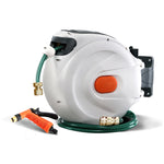 20M Retractable Water Hose Reel Garden Spray Gun Storage Outdoor Auto Rewind New - Catching Deals