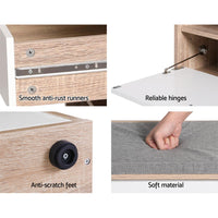 Shoe Cabinet Bench Shoes Storage Drawer Organiser Rack Fabric Wooden Cupboard - Catching Deals