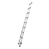 Giantz 2.6M Telescopic Ladder Aluminium Extension Extendable Steps Adjustable Height - Catching Deals