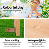 Kids Wooden Picnic Table Set Playground Garden Outdoor Furniture Wood - Catching Deals