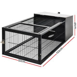 i.Pet Rabbit Cage Hutch Cages Indoor Outdoor Hamster Enclosure Pet Metal Carrier