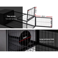 i.Pet Rabbit Cage Hutch Cages Indoor Outdoor Hamster Enclosure Pet Metal Carrier