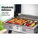 Portable Gas BBQ Grill Camping Outdoor Caravan Cooking LPG Hose Barbecue Cooker - Catching Deals