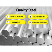 Giantz Power Garden Spiral Auger Hole Digger Earth Drill Bit Φ75x300 & 600mm - Catching Deals