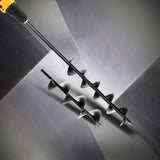 Giantz Power Garden Spiral Auger Hole Digger Earth Drill Bit Φ75x300 & 600mm - Catching Deals