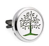Car Air Freshener Vent Clip Metal Stainless Steel Fragrance Perfume Oil Diffuser