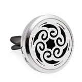 Car Air Freshener Vent Clip Metal Stainless Steel Fragrance Perfume Oil Diffuser