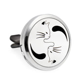 Car Air Freshener Vent Clip Metal Stainless Steel Fragrance Perfume Oil Diffuser