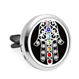 Car Air Freshener Vent Clip Metal Stainless Steel Fragrance Perfume Oil Diffuser