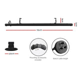 Devanti Electric Radiant Strip Heater Outdoor 1800W Panel Heater Bar Remote Home