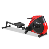 Rowing Exercise Machine Rower Resistance Fitness Gym Home Cardio Equipment New - Catching Deals