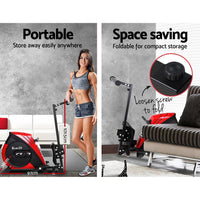 Rowing Exercise Machine Rower Resistance Fitness Gym Home Cardio Equipment New - Catching Deals