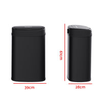 Devanti Sensor Bin 50L Motion Rubbish Trash Can Auto Touch Free