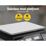 eMAJIN Scales Digital Kitchen 40KG Weighing Scales Shop Market LCD - Catching Deals