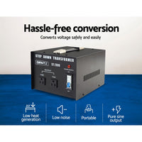 2000W Step Down Transformer 240V-110V Stepdown Voltage Converter AU-US Appliances