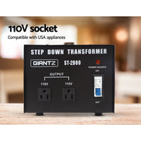 2000W Step Down Transformer 240V-110V Stepdown Voltage Converter AU-US Appliances