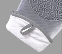 Kitchen Oven Mitts Gloves Silicone Pot Holders Set