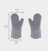 Kitchen Oven Mitts Gloves Silicone Pot Holders Set