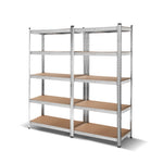 Giants 2x1.8M Warehouse Shelving Rack Racking Garage Metal Storage Shelves - Catching Deals