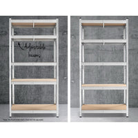 Giants 2x1.8M Warehouse Shelving Rack Racking Garage Metal Storage Shelves - Catching Deals