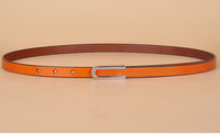 Ladies Slim Fashion Waist Belt Strap Dress Thin Skinny Leather Belt Women New