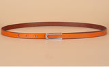 Ladies Slim Fashion Waist Belt Strap Dress Thin Skinny Leather Belt Women New