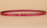 Ladies Slim Fashion Waist Belt Strap Dress Thin Skinny Leather Belt Women New