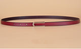 Ladies Slim Fashion Waist Belt Strap Dress Thin Skinny Leather Belt Women New